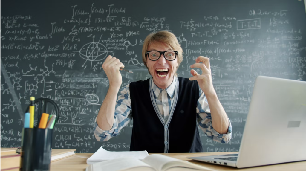 excited geek!